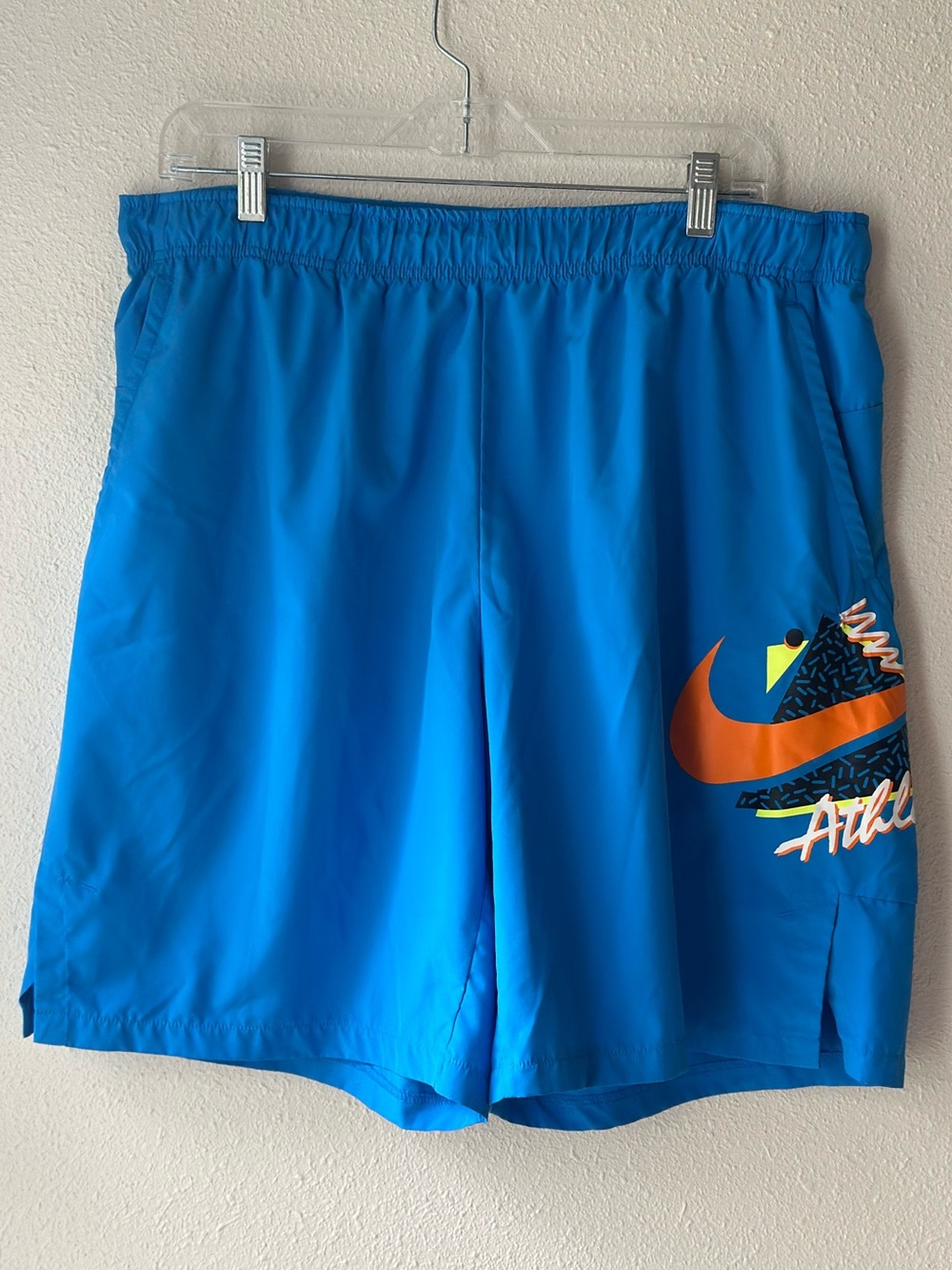 Nike Men’s Dri-FIT Blue Graphic Training Shorts XL - Picture 4 of 5
